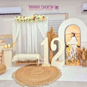 קיר צילום מלאך בלבן